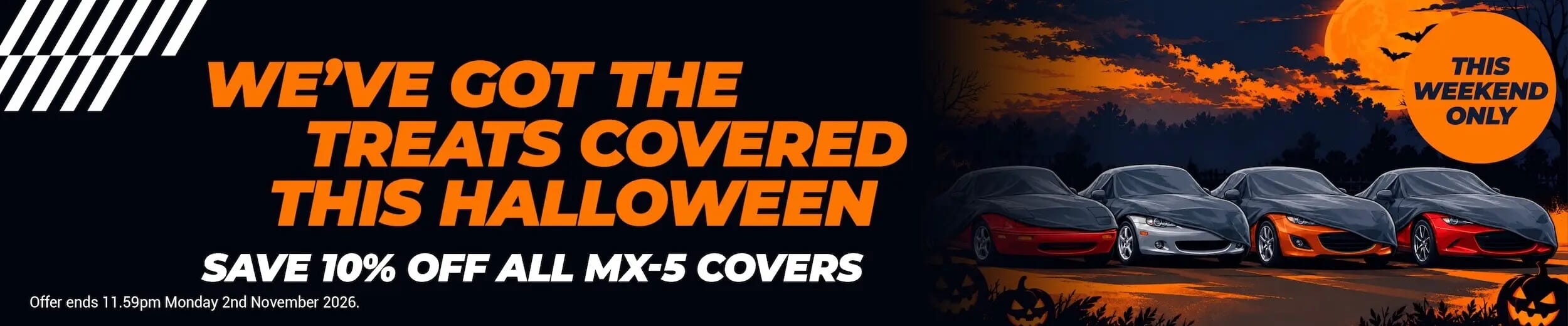 10% Off all Mazda MX-5 Car Covers This Weekend!