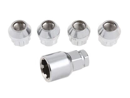Picture of Locking Wheel Nut Set, Aftermarket, All MX5 Models