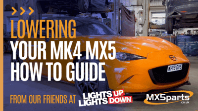 7 Steps How To Fit Lowering Springs To A 30th Anniversary Mk4 MX5