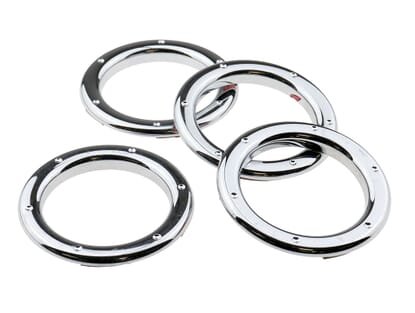 Picture of Chrome TT Style Vent Rings, Mk1/2/2.5