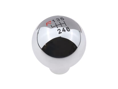 Picture of Round Gear Knob, Chrome With 6 Speed Legend, MX5 Mk3 & 4
